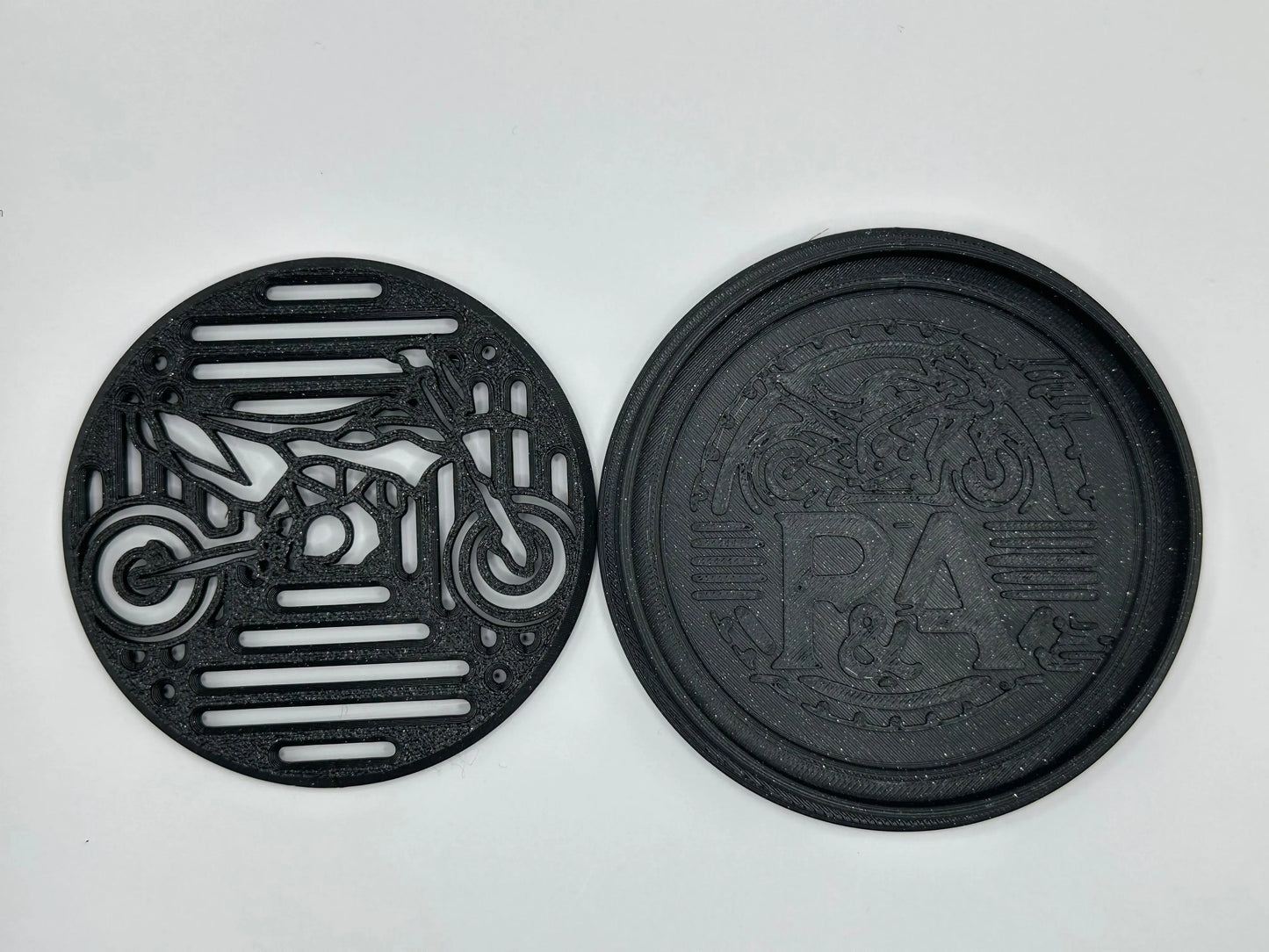 BIKE COASTERS Motorrad Untersetzer Produktbild 5 Die Gebrüder R&A