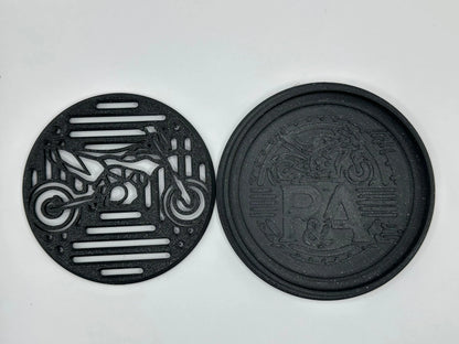 BIKE COASTERS Motorrad Untersetzer Produktbild 5 Die Gebrüder R&A