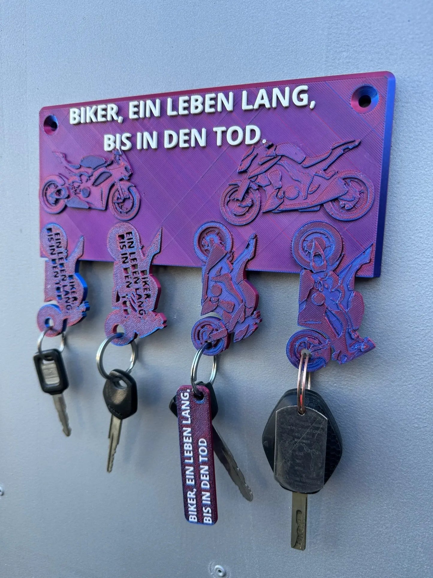 KEYBOARD Motorrad Schlüsselbrett Produktbild 1 Die Gebrüder R&A