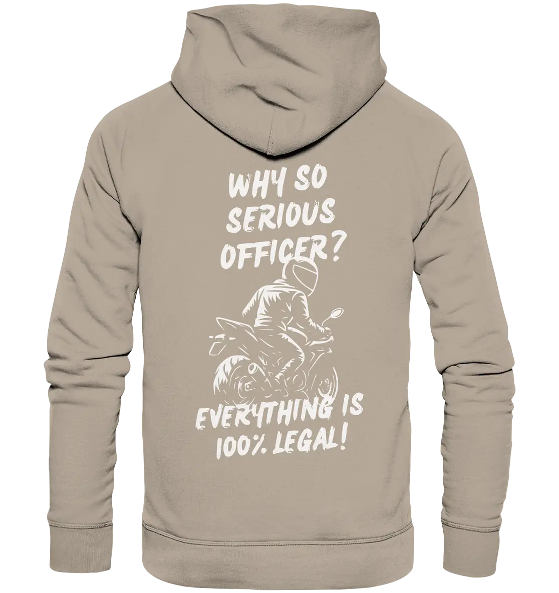 100% Legal - Organic Hoodie GebrüderR&A