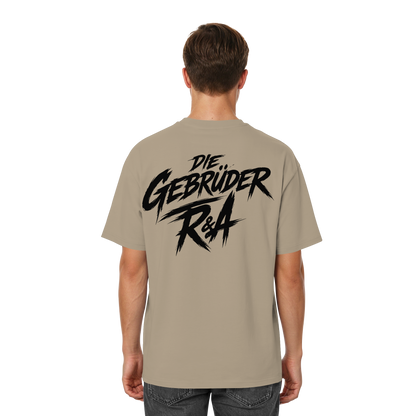BASIC T-SHIRT R&A Mastic Rückseite Oversized T-Shirt Die Gebrüder R&A