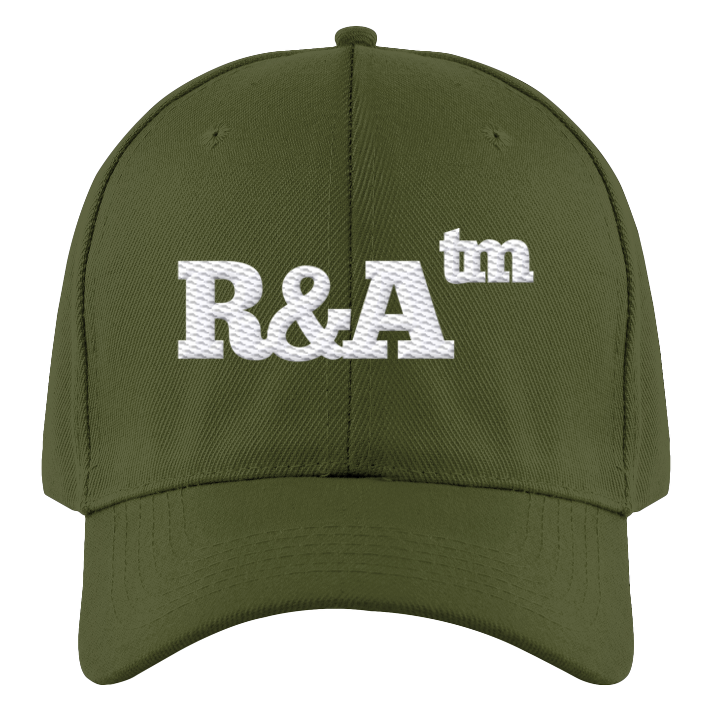 BASIC CAP R&A Military Green Vorderseite Baseball Cap Die Gebrüder R&A