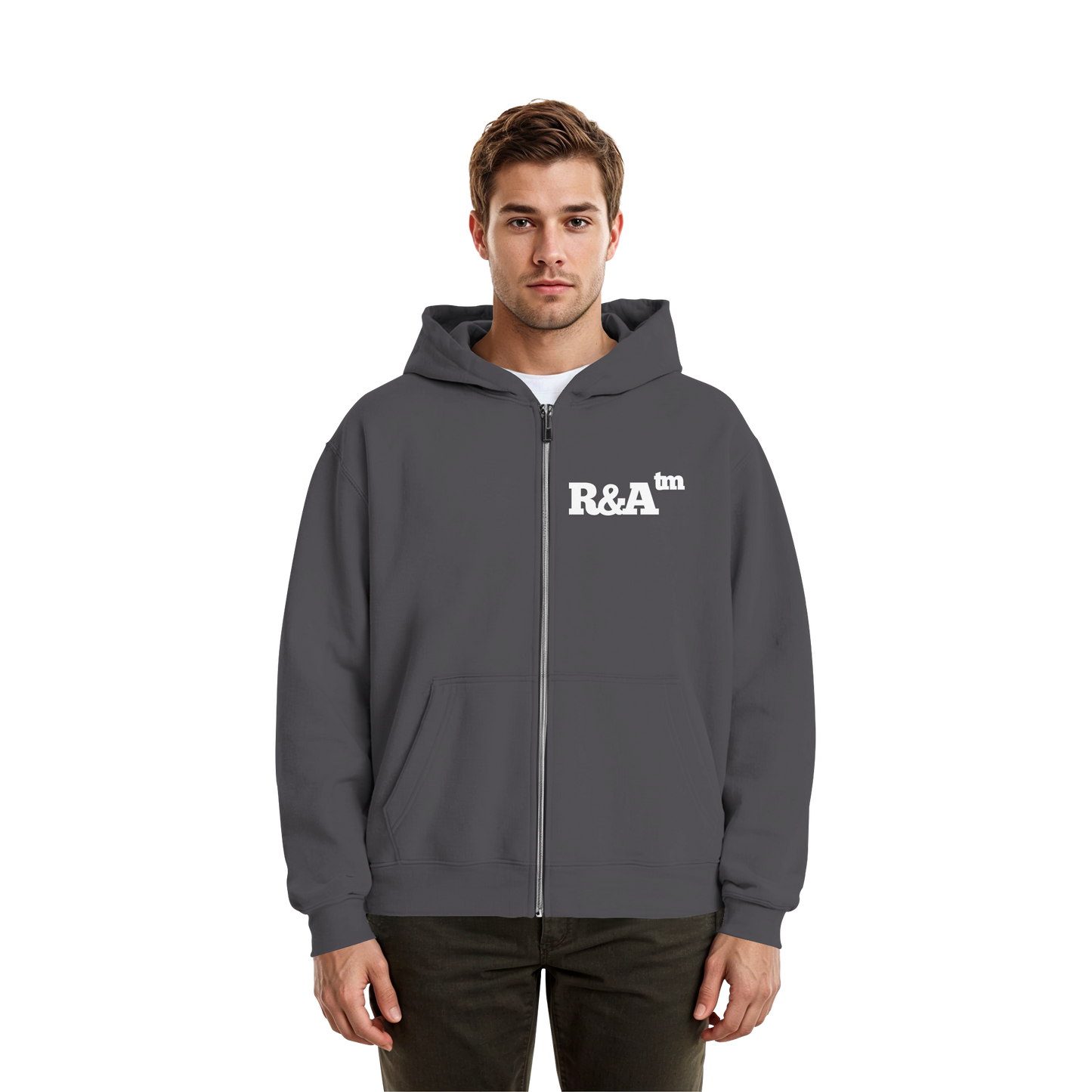 BASIC ZIPPER R&A Magnet Vorderseite Oversize Zipper Die Gebrüder R&A
