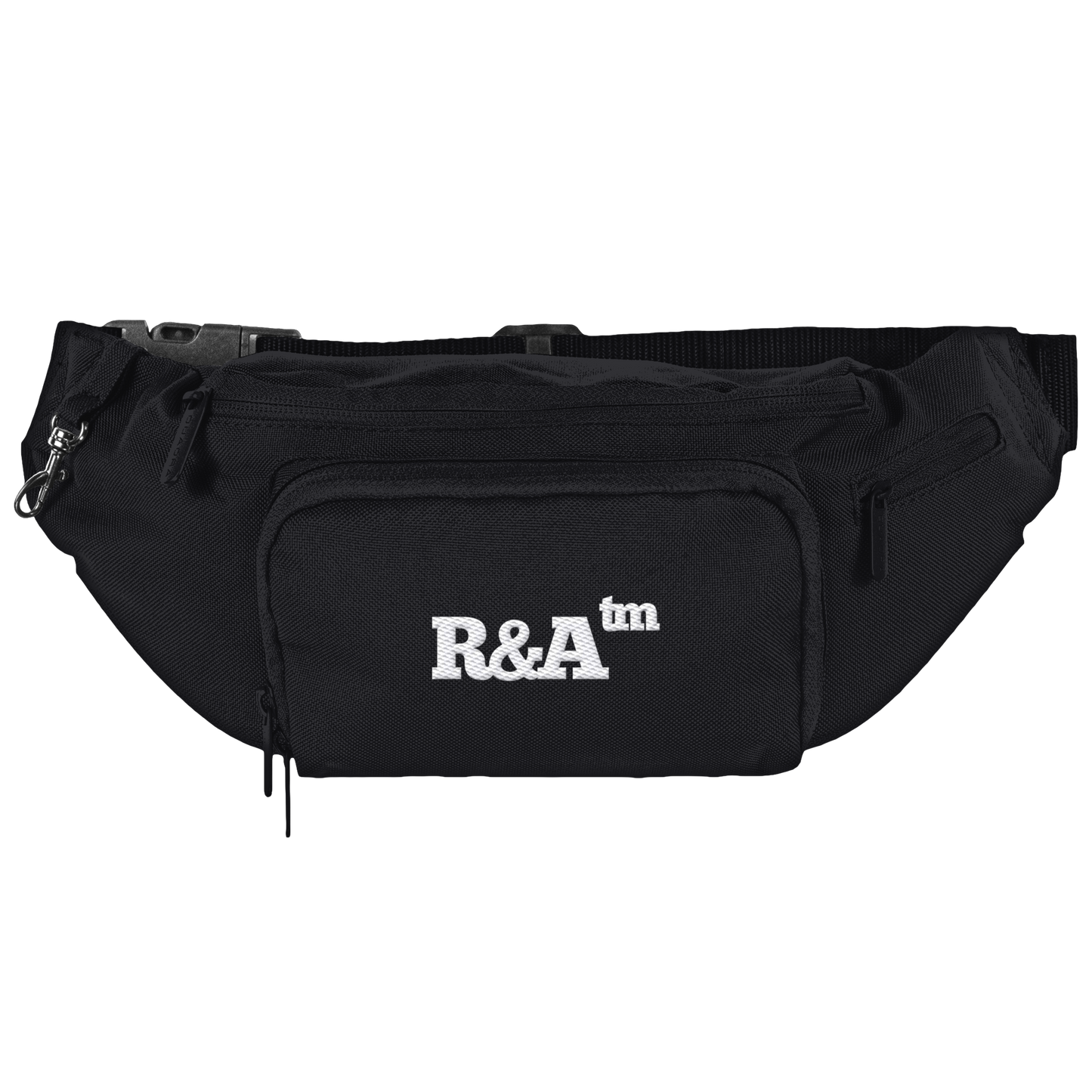 BASIC SHOULDER BAG R&A Schwarz Vorderseite Umhängetasche Die Gebrüder R&A