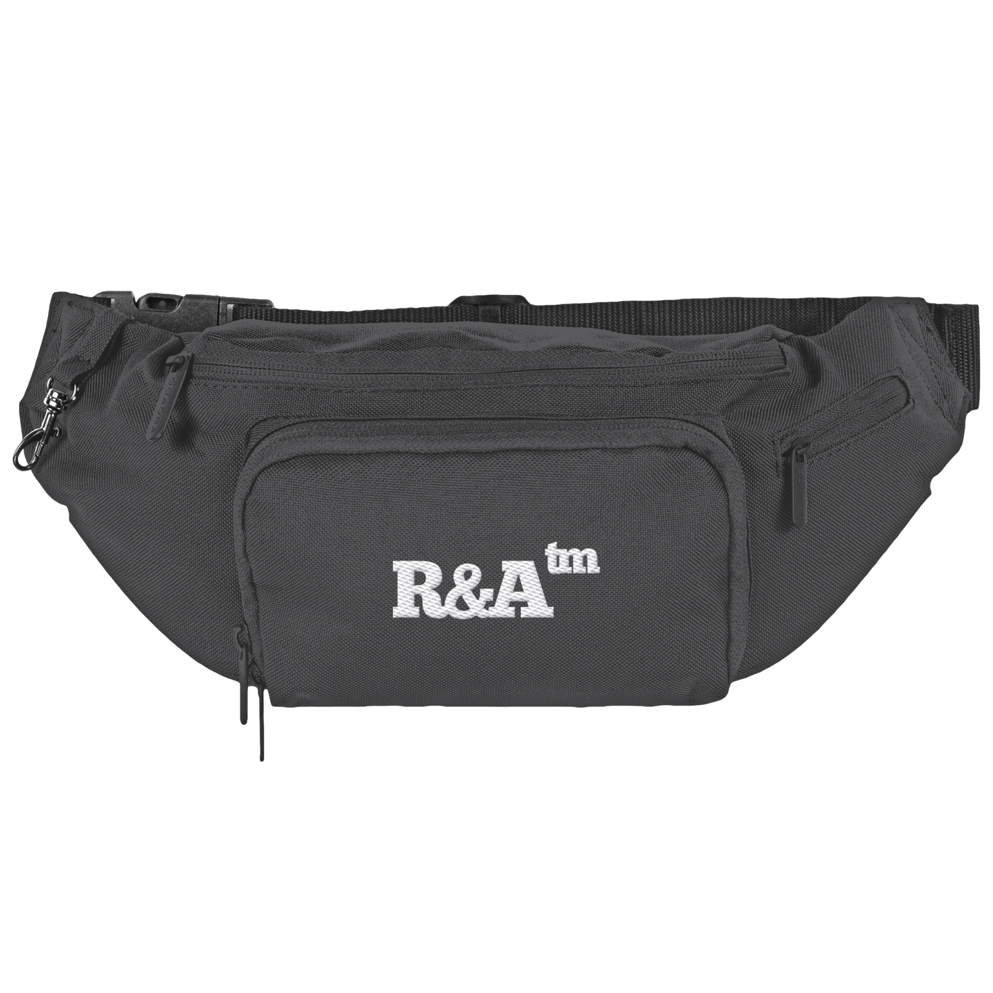 BASIC SHOULDER BAG R&A Graphite Grey Vorderseite Umhängetasche Die Gebrüder R&A